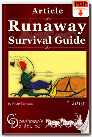 Learn how to handle a runaway horse and carriage.